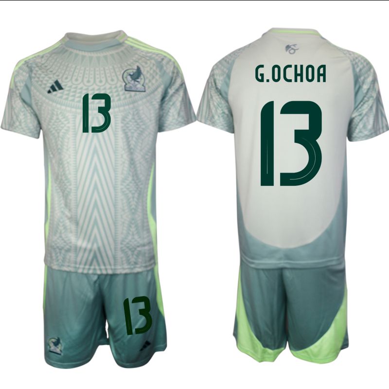 Men 2024-2025 Season Mexico away green #13 Soccer Jersey